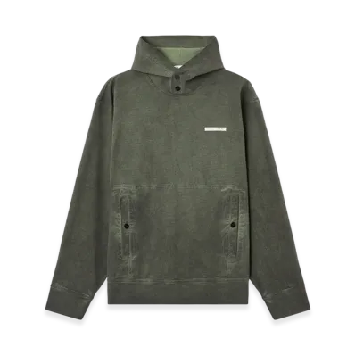 Stone Island 6100058 Compact Organic Cotton Jersey Velo Effect "Musk Green"