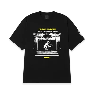 HUF x Isaac Hayes Tahoe Heavyweight Tee "Black"