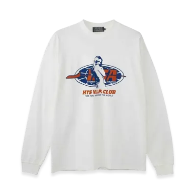 HYSTERIC GLAMOUR Hysteric Airline LS T-Shirt "White"
