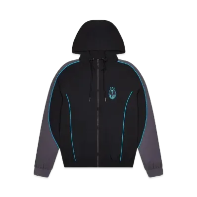 TRAPSTAR Irongate Crest Shell Tracksuit "Black/Teal"