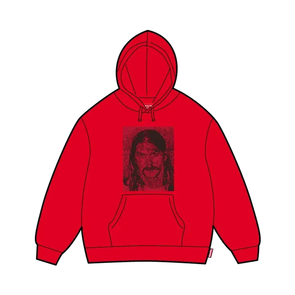 Supreme x Dash Snow Hooded Sweatshirt "Red"