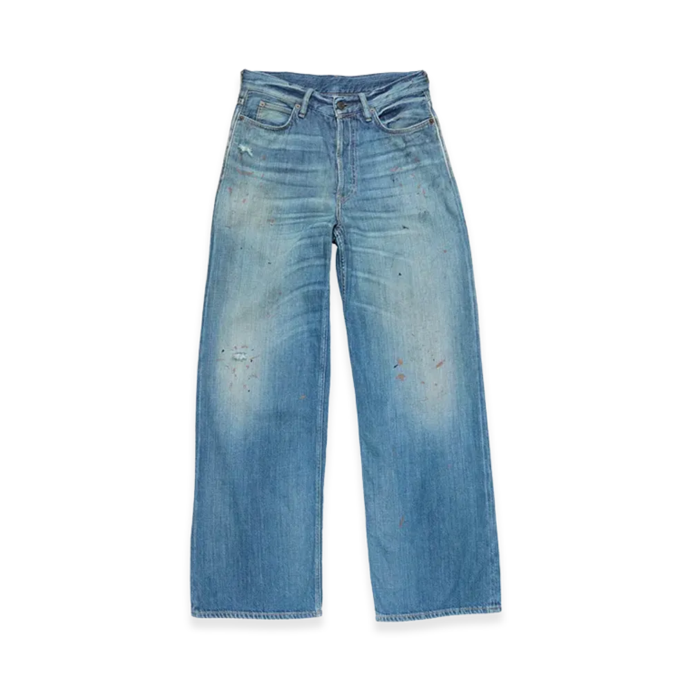 Acne Studios Loose Fit Jeans - 1981 "Mid Blue"