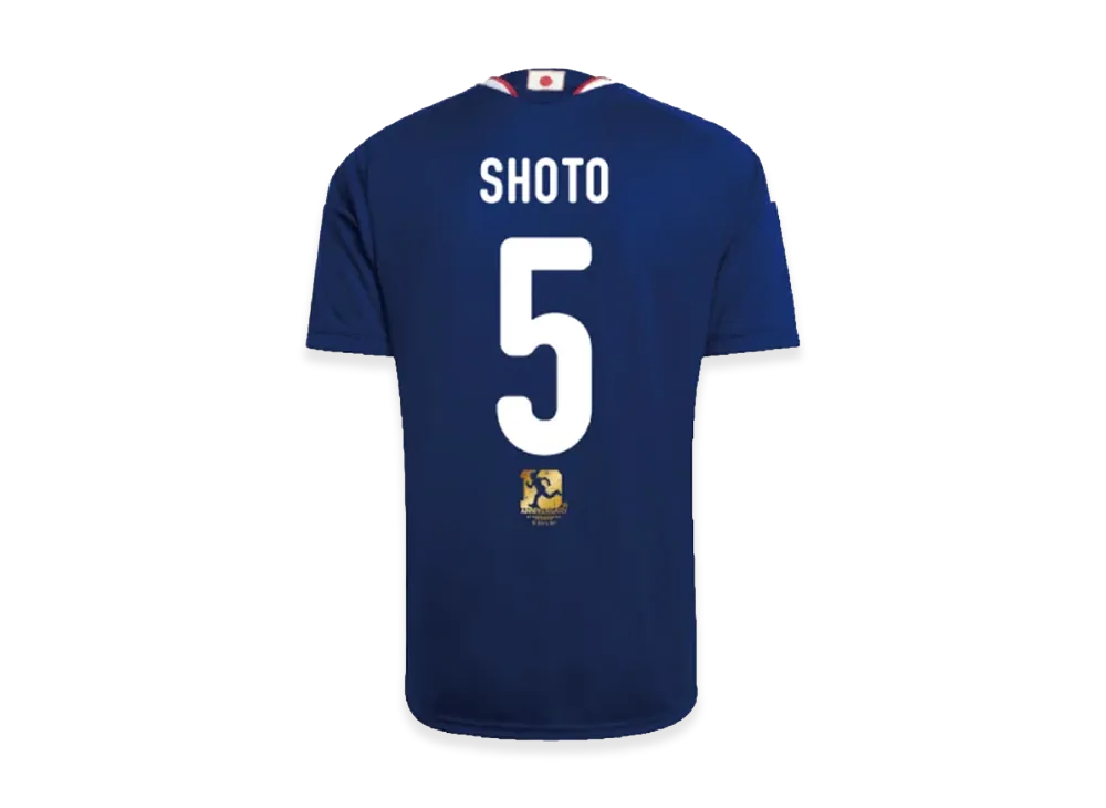 adidas x My Hero Academia Soccer Japan 2026 Home Replica Jersey #5 SHOTO "Japan Blue"