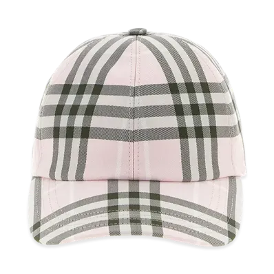 Burberry Women's Check Cap "Pink"