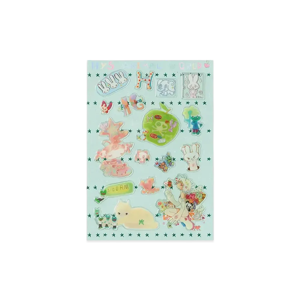 HYSTERIC GLAMOUR Artist Sticker Set "Multi"