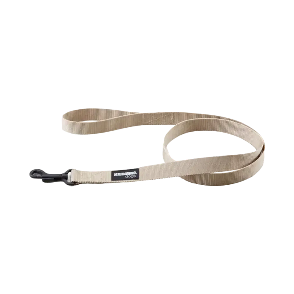 NEIGHBORHOOD Dog Leash "Beige"
