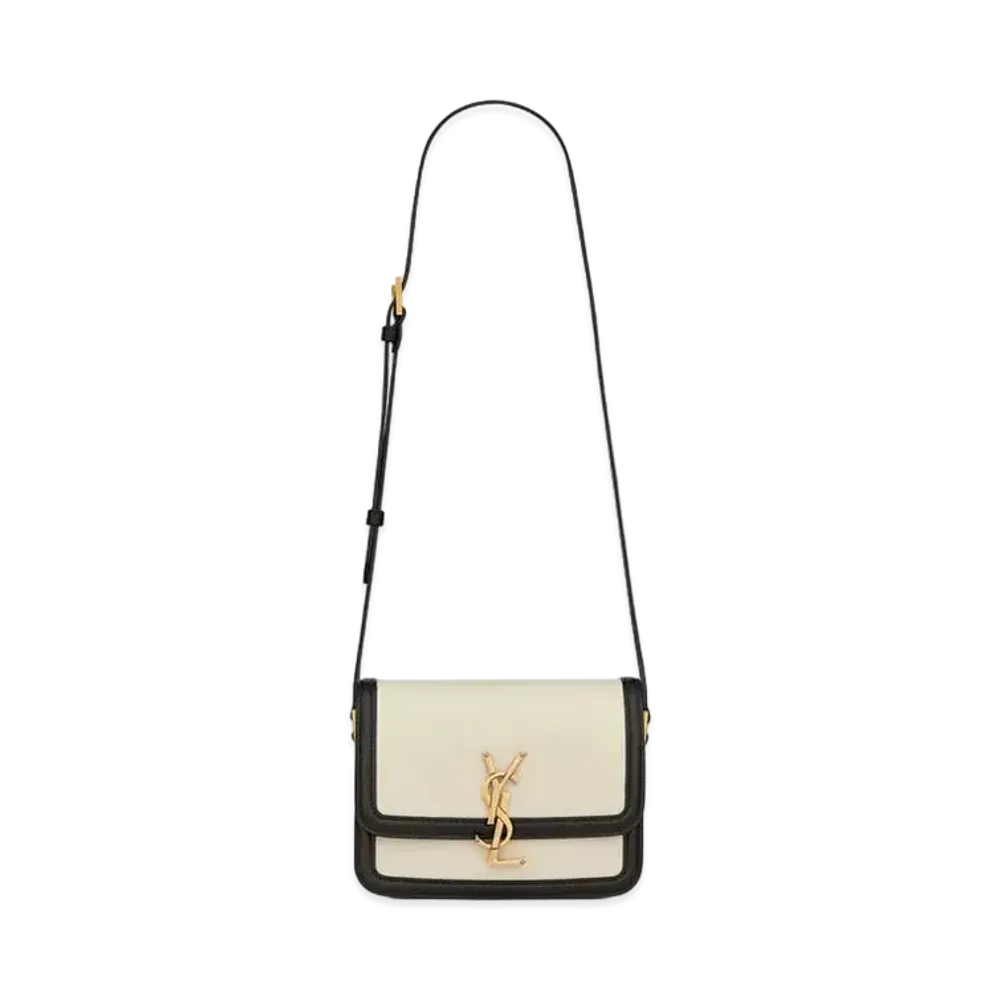 Saint Laurent Solferino Small Satchel In Box Saint Laurent Leather "Vintage White"