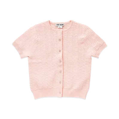 TTT MSW Half sleeve cardigan "Pink"