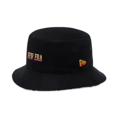 NEW ERA x STREET FIGHTER 2 Bucket 01 Reversible Stage All Over Print "Black"