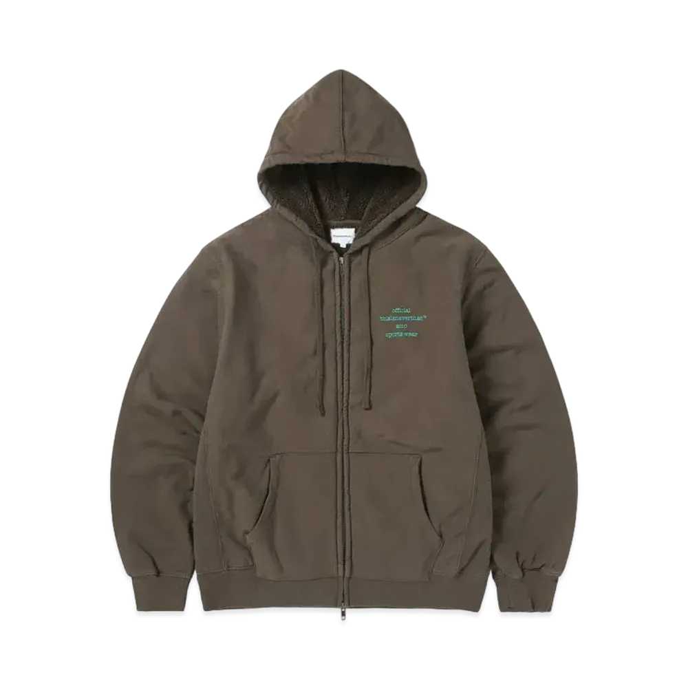 thisisneverthat Heavy Zip Hoodie "Brown"