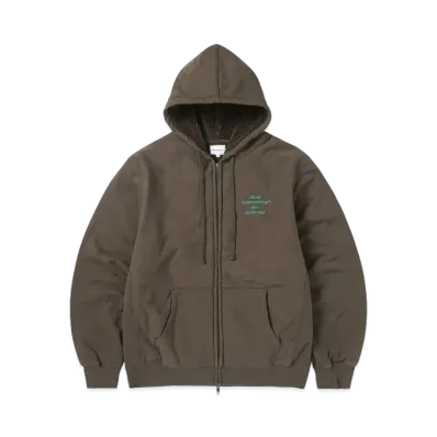 thisisneverthat Heavy Zip Hoodie "Brown"