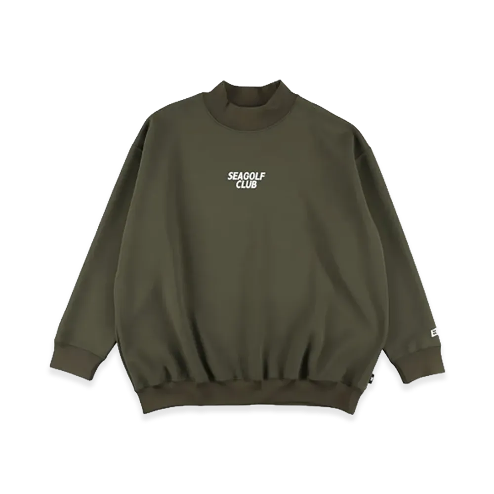 WIND AND SEA Mock Neck Ponch L/S Tee "Olive"