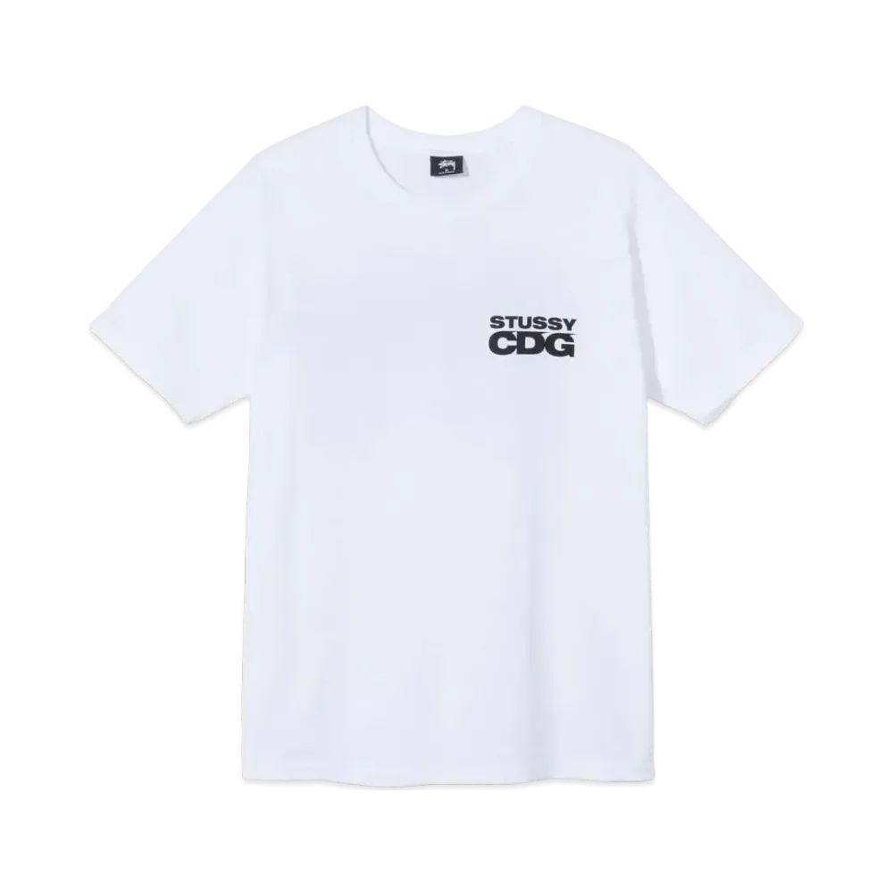 Stussy CDG Surfman Tee "White"