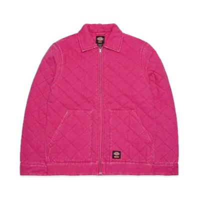 Supreme x Dickies Quilted Denim Work Jacket "Pink"