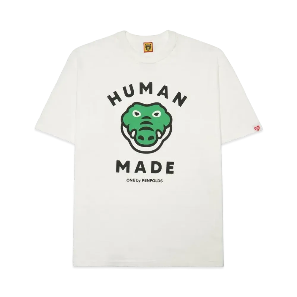 HUMAN MADE One By Penfolds Crocodile T-Shirt "White"