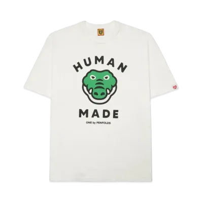 HUMAN MADE One By Penfolds Crocodile T-Shirt "White"