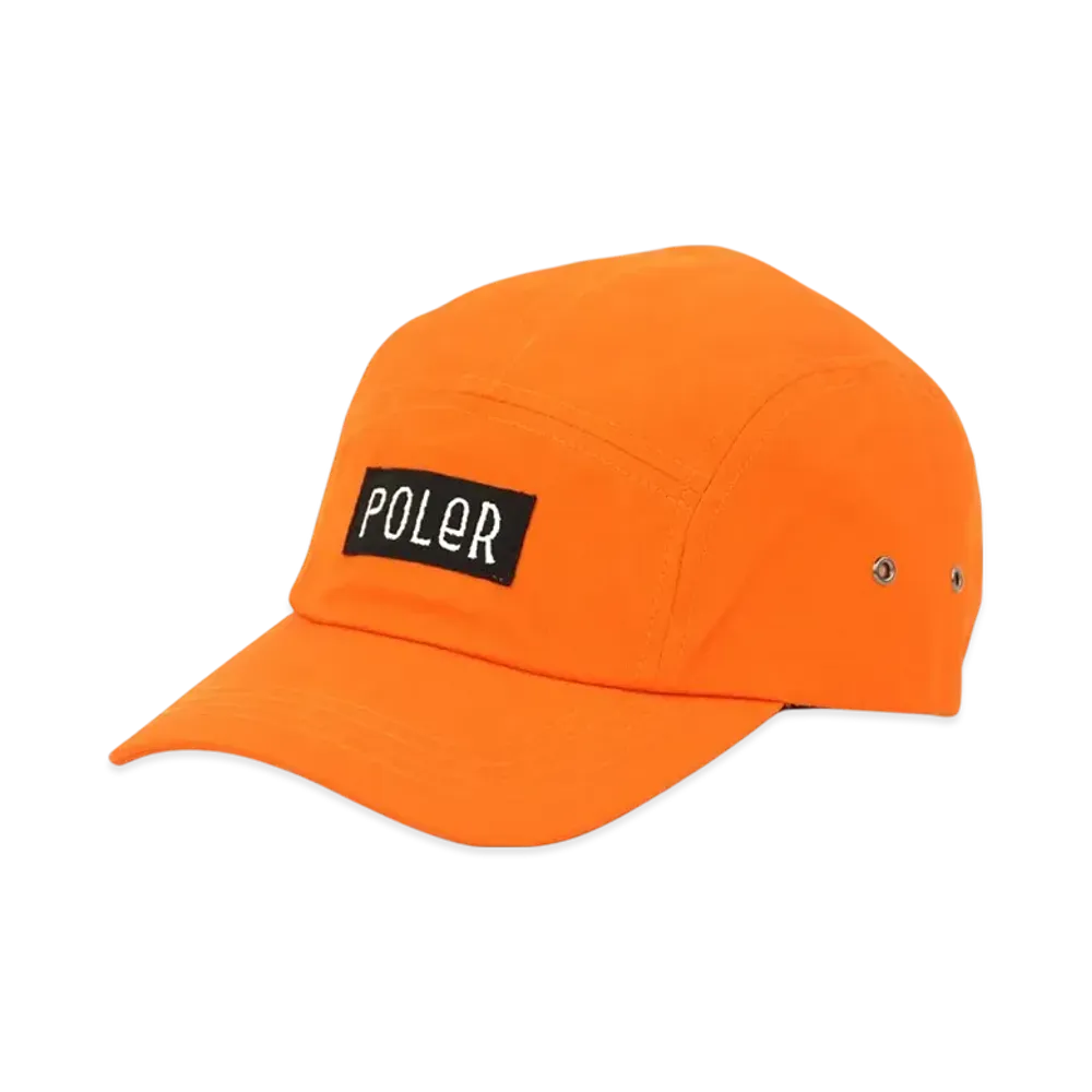 POLeR 5-Panel Canvas Cap "Orange"