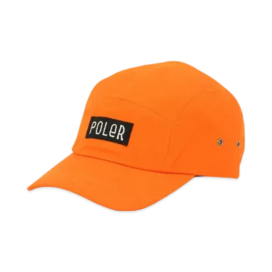 POLeR 5-Panel Canvas Cap "Orange"