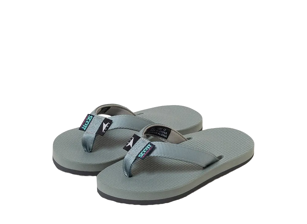 Ron Herman x DESCENDANT x Scott Hawaii Kids Aukai Sandal "Gray"