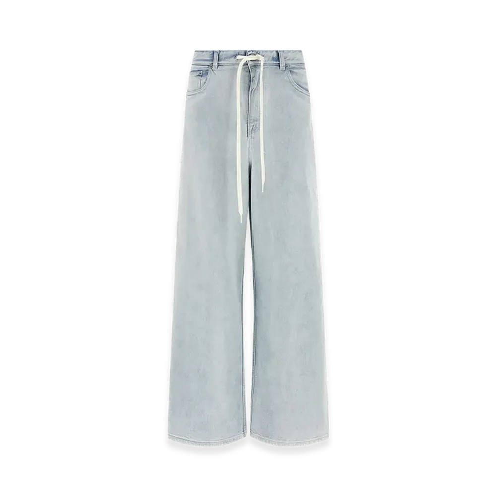 MM6 Maison Margiela Women's Drawstring Jeans "Light Blue"