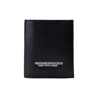 NEIGHBORHOOD Leather Micro Wallet "Black"