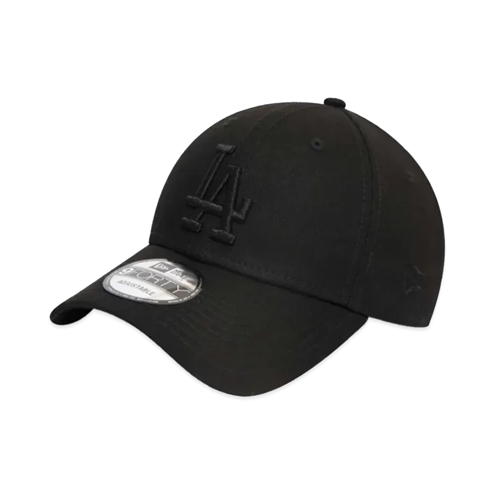 NEW ERA LA NYY 940 9FORTY League Basic Cap "LA Black/Black"