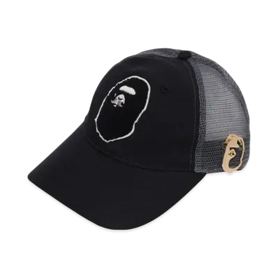 A BATHING APE Lorry Cap "Black"