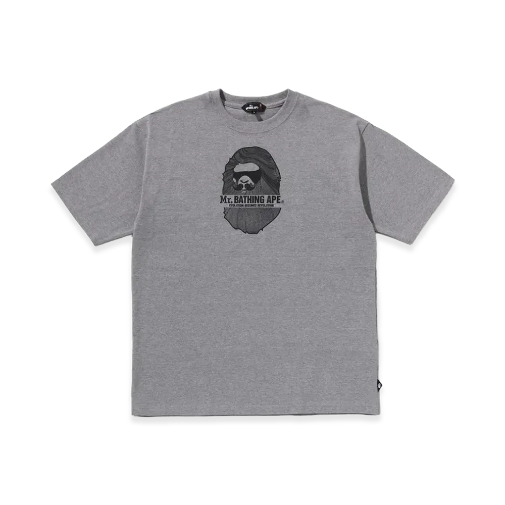 A BATHING APE Mr. BATHING APE SS Tee #2 "Gray"