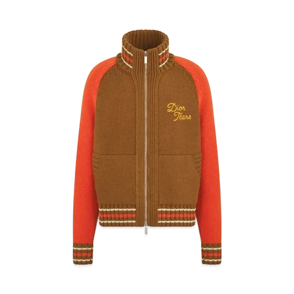 Dior Tears Zipped Blouson "Brown/Red"