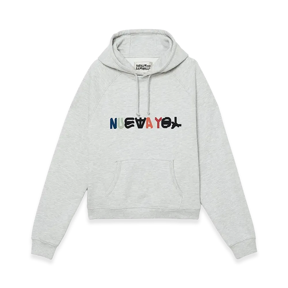 ZARA x Bad Bunny Benito Antonio Patch Hoodie "Grey Marl"