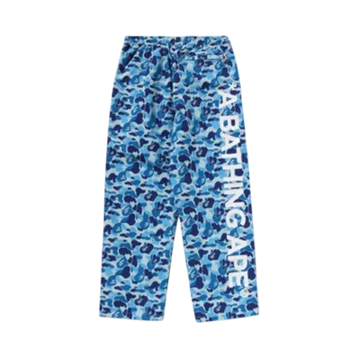 A BATHING APE Abc Camo Track Pants "Blue"