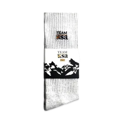 Kith x Team USA Socks "Light Heather Grey"