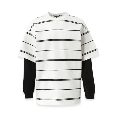 COMME des GARCONS HOMME Doubled Sleeves T-Shirts "White"