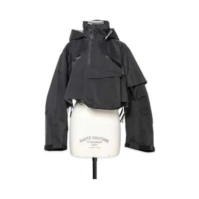 sacai / ACRONYM CROP JACKET "Black"