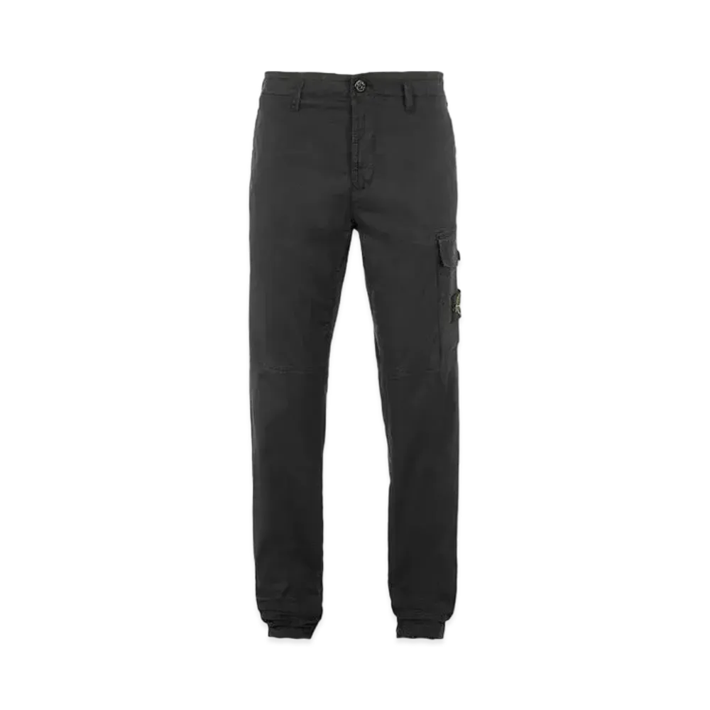 Stone Island 31410 STRETCH COTTON GABARDINE_SLIM FIT "Black"