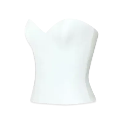 Louis Vuitton Leather Corset "Blanc"