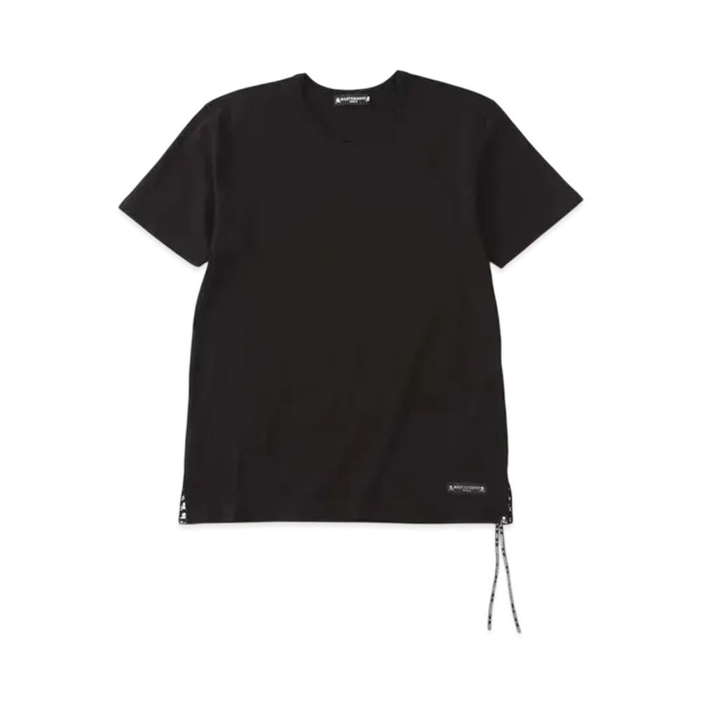 mastermind WORLD Cursive Logo Tee "Black"