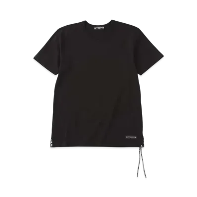 mastermind WORLD Cursive Logo Tee "Black"
