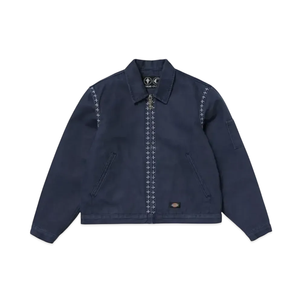 THUG CLUB x Dickies X Stitch Eisenhower Jacket "Navy"