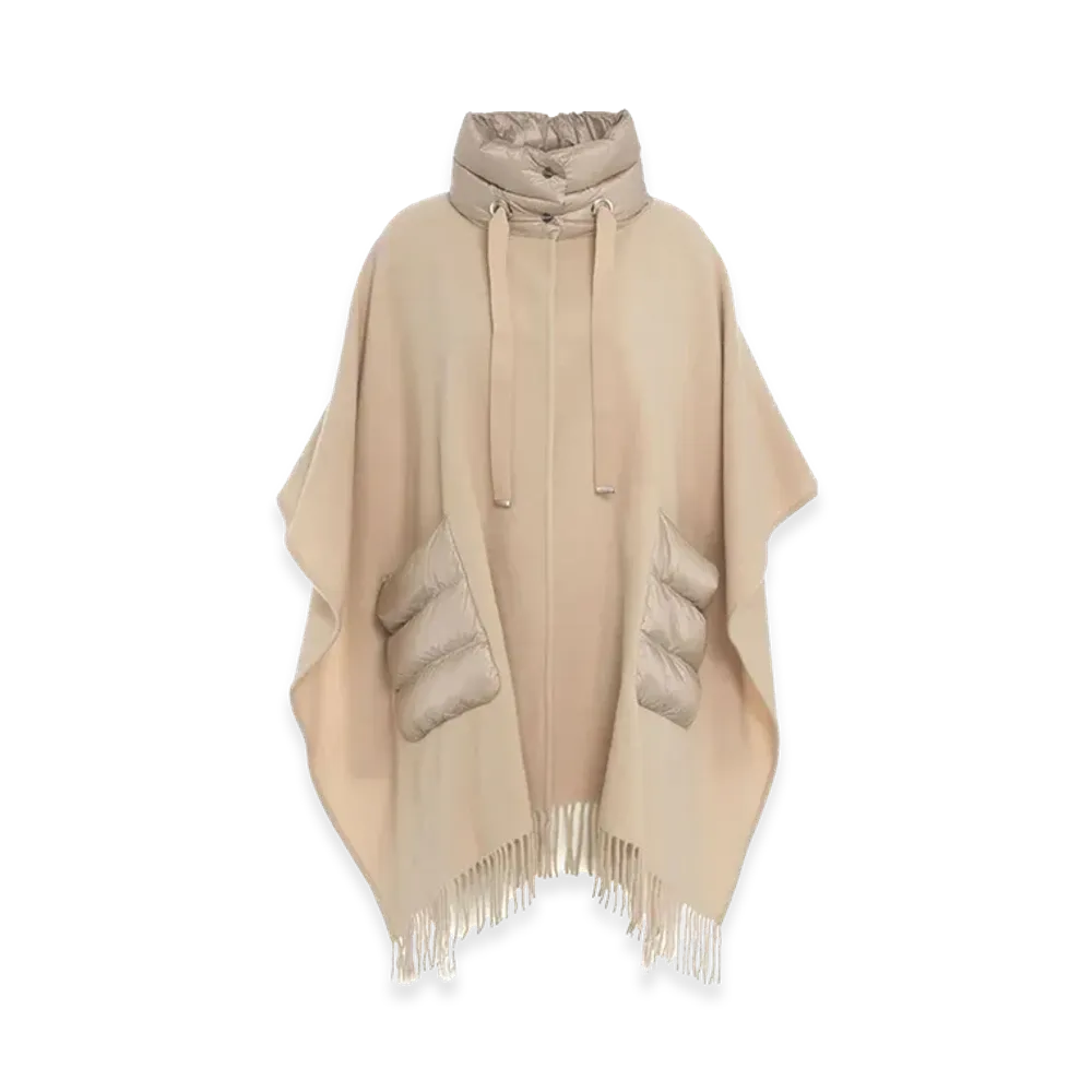 Herno Women's A-Shape Resort Ultralight Poncho "Chantilly"