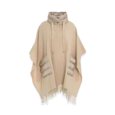 Herno Women's A-Shape Resort Ultralight Poncho "Chantilly"