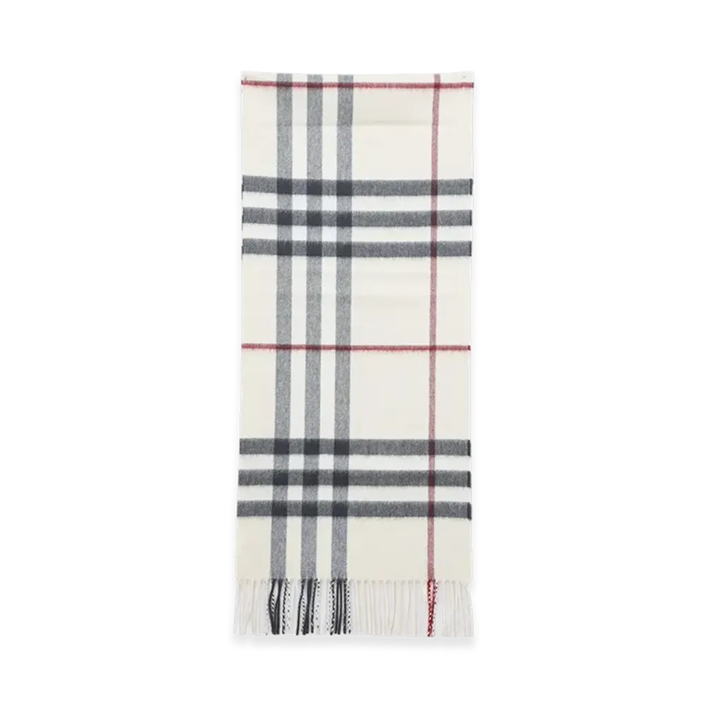 Burberry Check Cashmere Scarf "Printed"