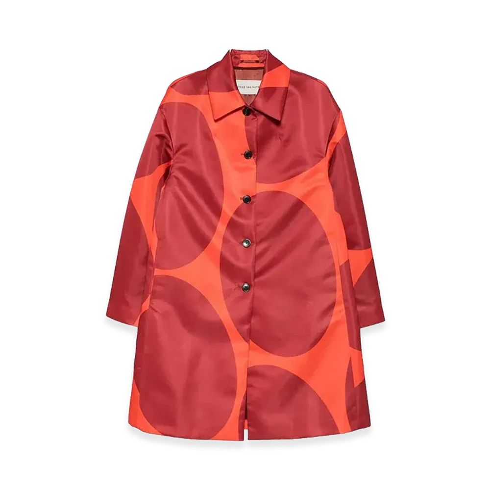 DRIES VAN NOTEN Women's Coat "White"