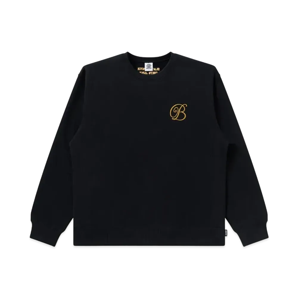 BlackEyePatch B Emblem Heavyweight Crew Sweat "Black"