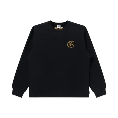 BlackEyePatch B Emblem Heavyweight Crew Sweat "Black"
