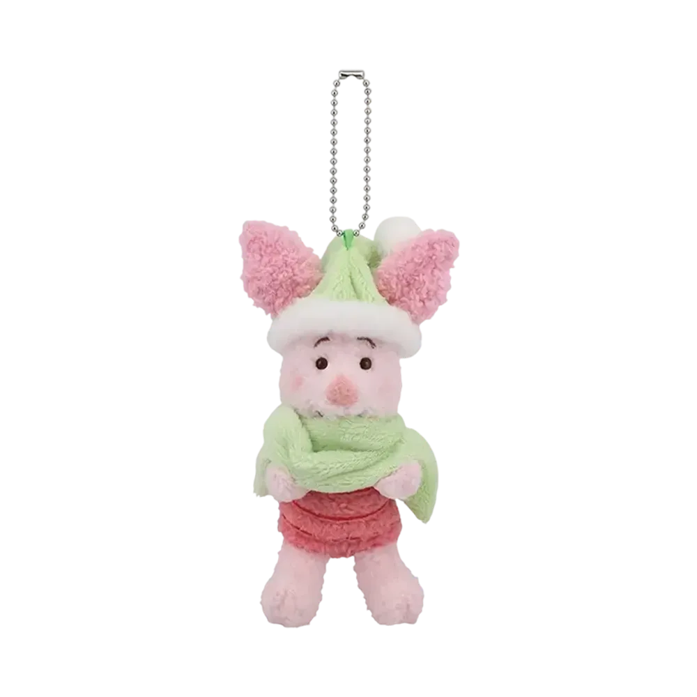 BANDAI "Ichiban Kuji" -Winnie the Pooh Cozy Winter Days- D Prize Piglet warm Plush mascot