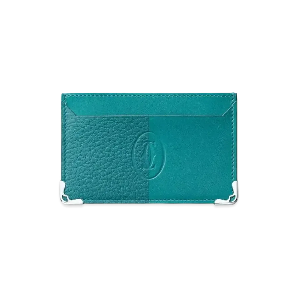Cartier Simple Card Holder, Must de Cartier "Turquoise"