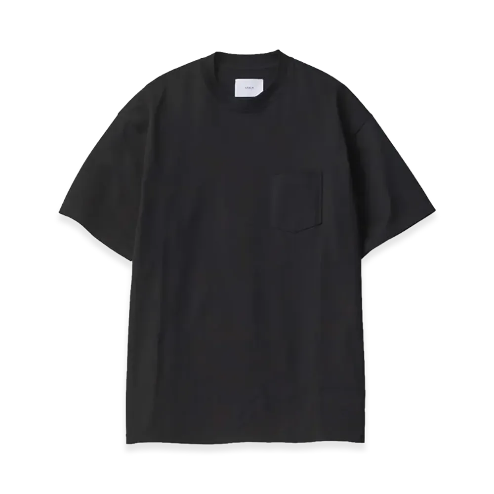 ssstein Supima Cotton Oversized Pocket Tee "Black"