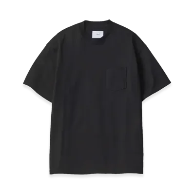 ssstein Supima Cotton Oversized Pocket Tee "Black"