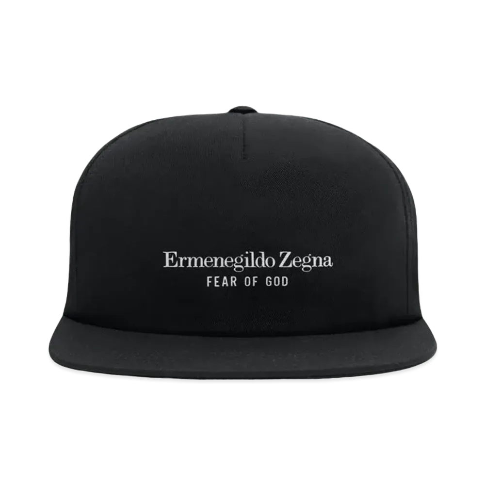 FEAR OF GOD / Ermenegildo Zegna Cotton Baseball Hat "Black"